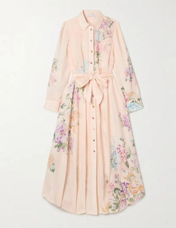 Donna ZIMMERMANN Abito Multicolore Lino M