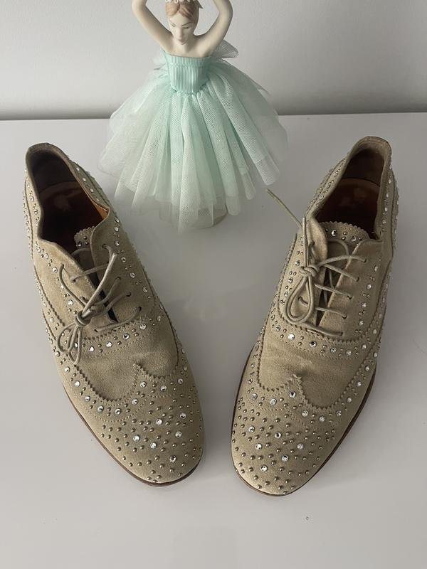 Women Church'S Oxford Beige Leather 38