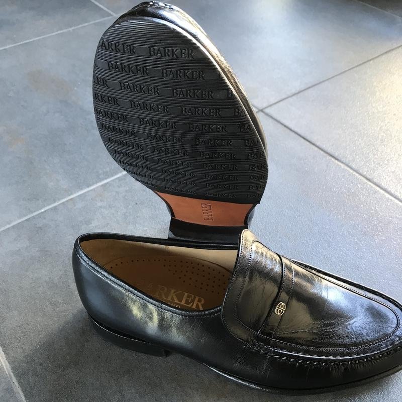 Женские Barker Лоферы Чёрный Кожа 40.5