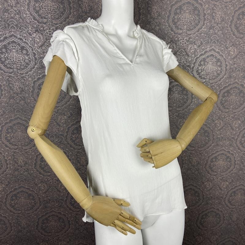 Donna Reiss Camicia Bianca Viscosa 36