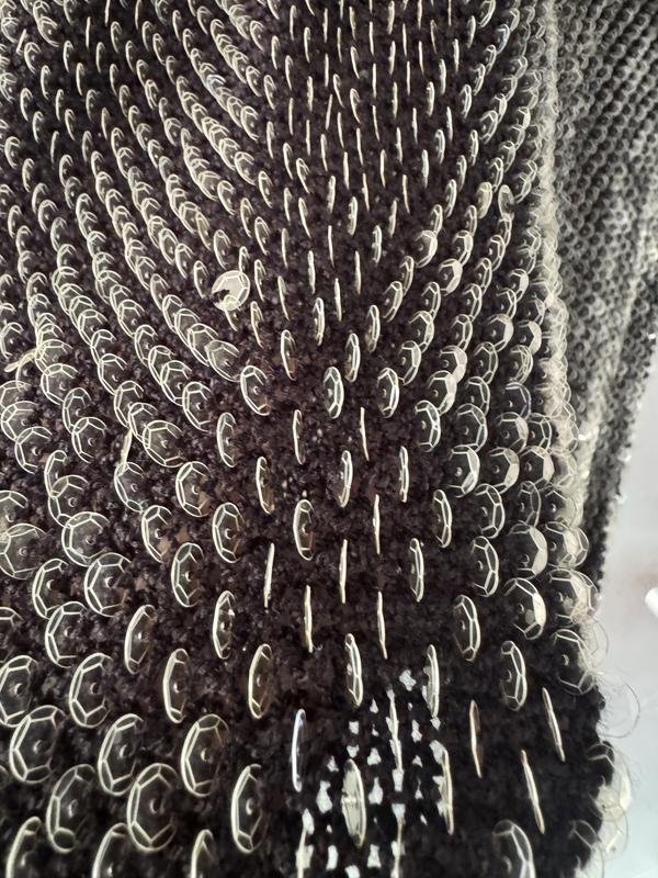 Женская Винтажная Кофта Чёрный 38 / M / 46