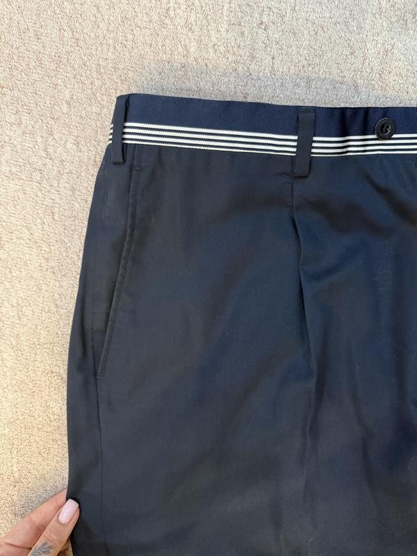 Herren Brioni Hose Marineblau Baumwolle 54