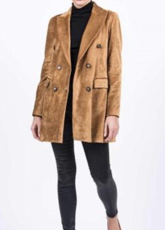 Femme Circolo 1901 Blazer Marron Coton 38 / M / 46