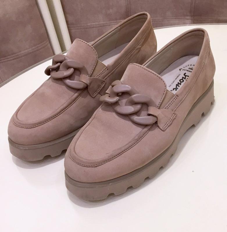 Damen Sioux Slipper Beige Wildleder 41