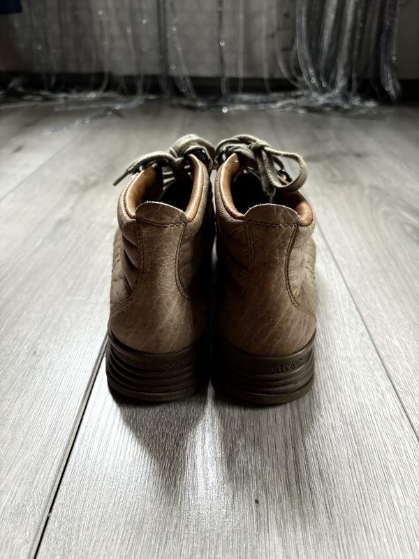 Женские Mephisto Ботинки Хаки Кожа 38