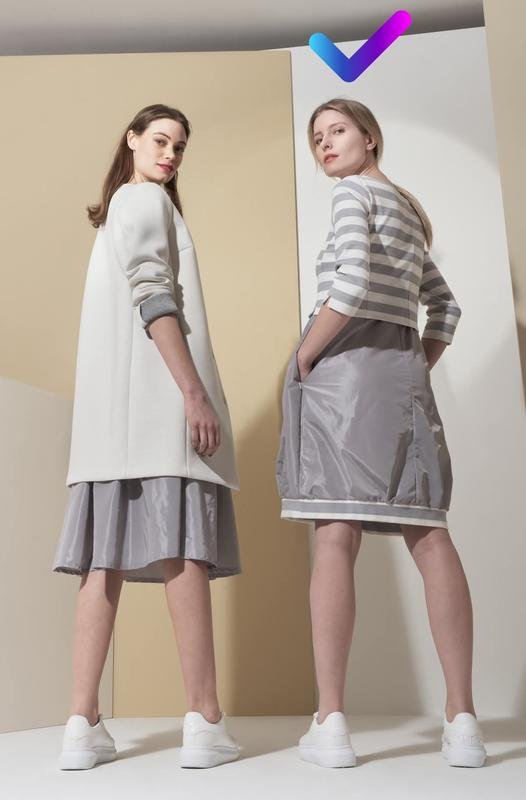 Femme Vicario Cinque Robe Grise Coton 38 / M / 46