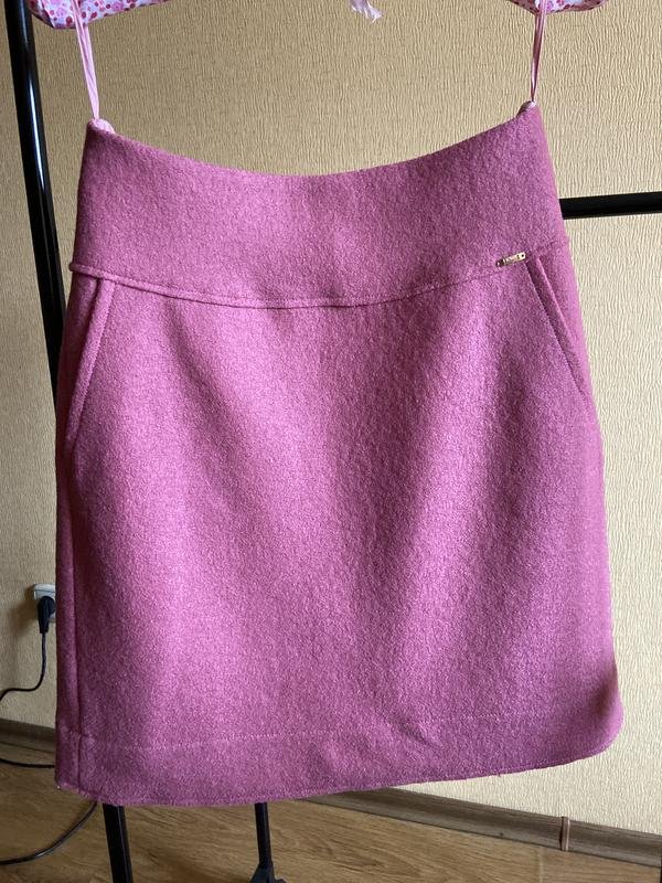 Women Cinque Skirt Pink Wool 34 / XS / 42