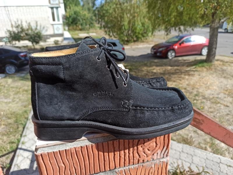 Homme Camel Active Bottes Noir Suède 42