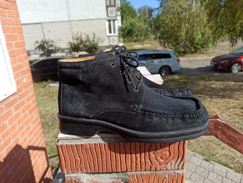 Homme Camel Active Bottes Noir Suède 42