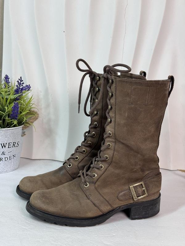 Женские Timberland Ботинки Коричневый Кожа 39