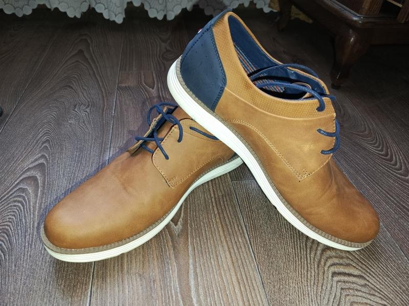 Uomo Ben Sherman Scarpe Senape Pelle 42