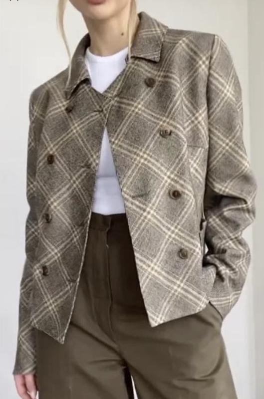 Женский Sartoria Italiana Пиджак Коричневый 38 / M