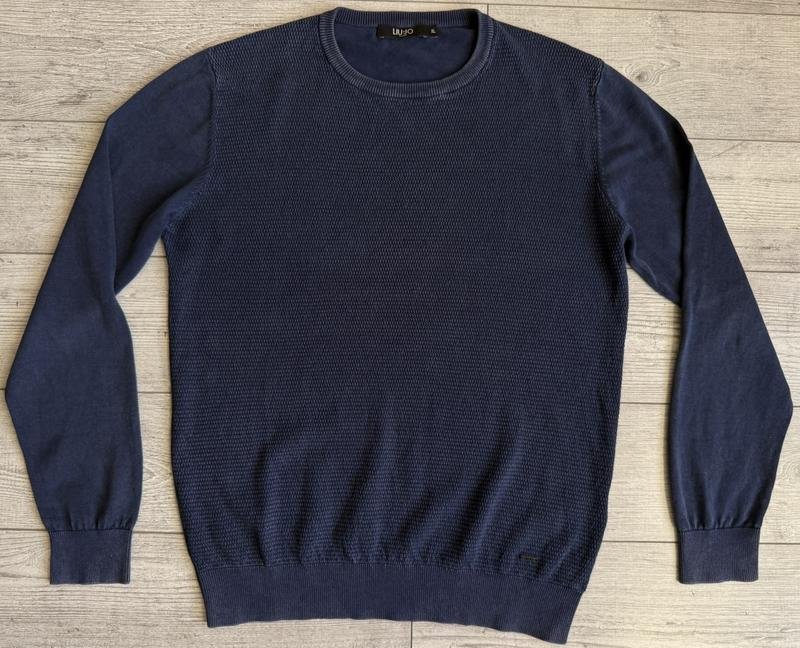 Men Liu Jo Sweater Navy Cotton 40 /L / 48