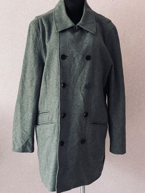 Herren Jasper Conran Mantel Grau Polyamid 42 / XL
