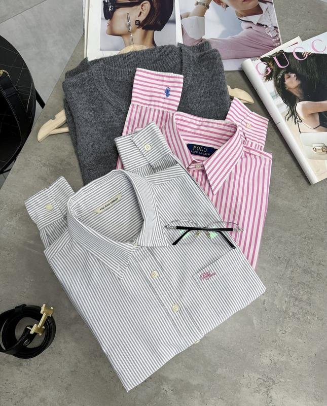 Женская Polo Jeans Сорочка Серый 36 / S / 44