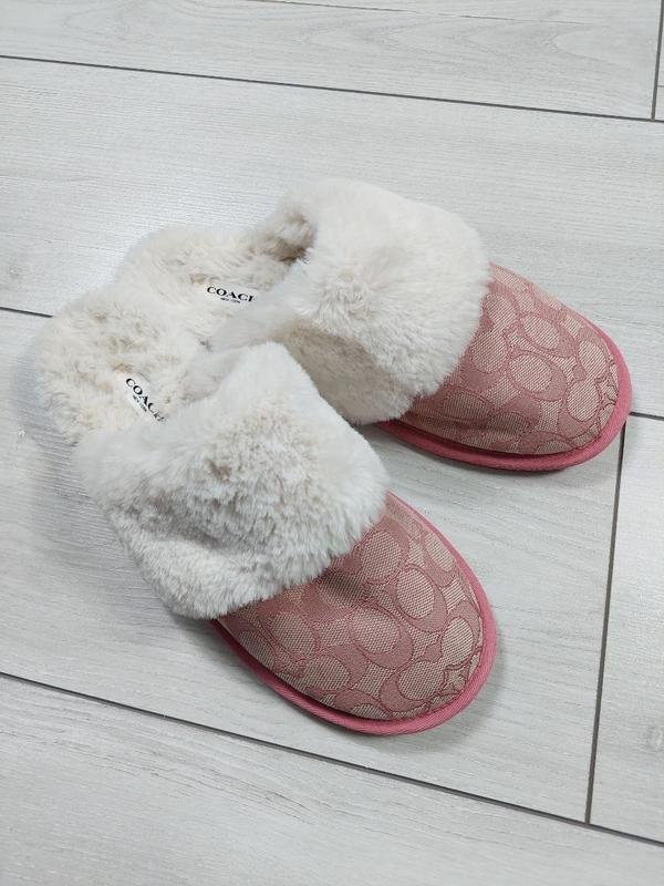 Women Coach Slippers Pink 39