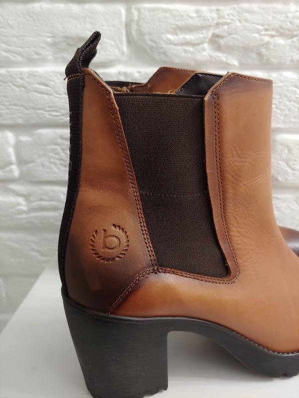 Женские Bugatti Ботильоны Коричневый Кожа 37.5
