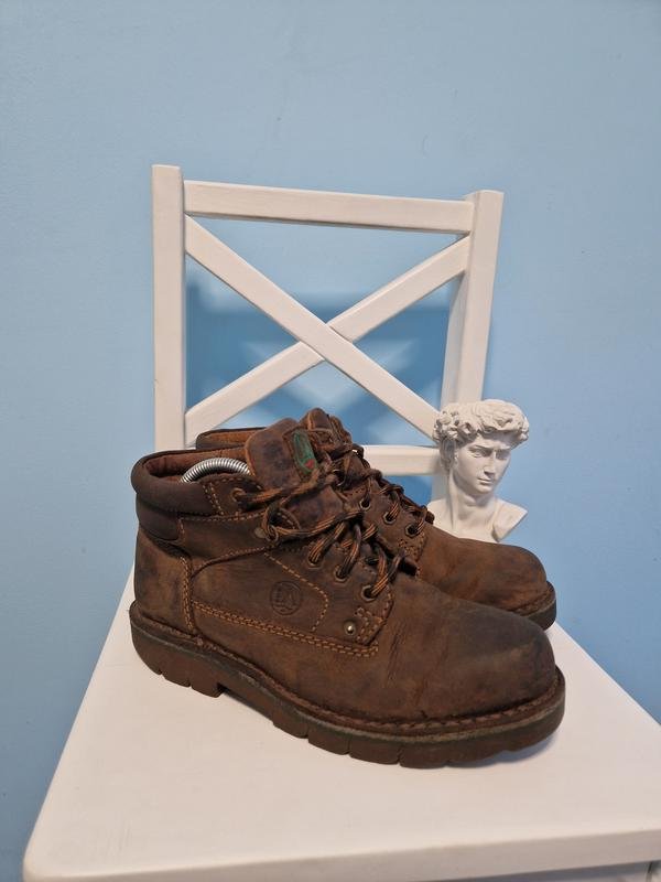 Homme Clarks Bottes Marron Cuir 40