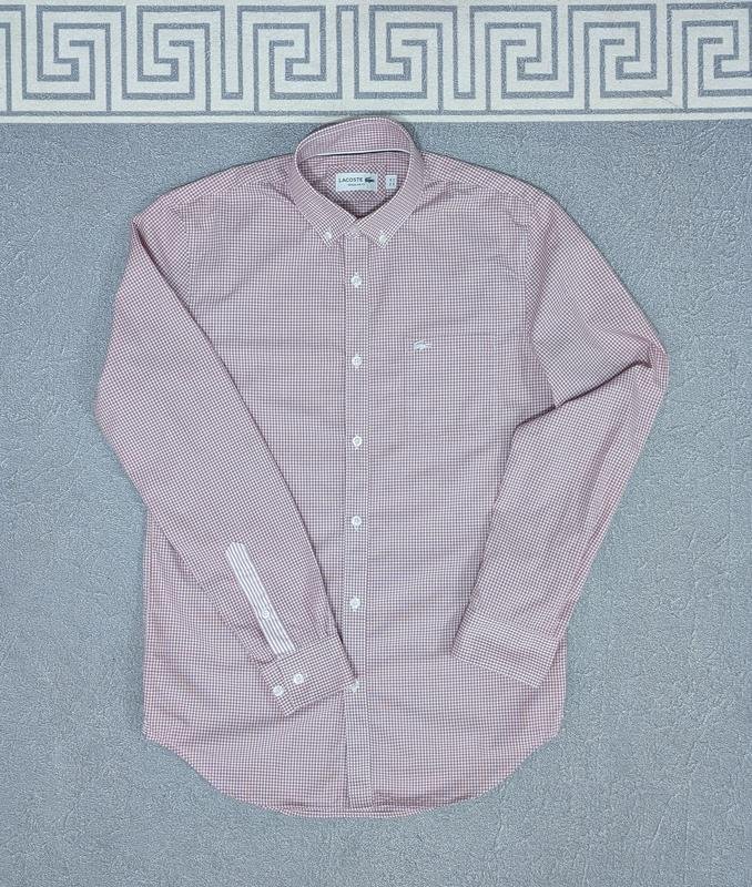 Homme Lacoste Chemise Blanche Coton 36 / S / 44