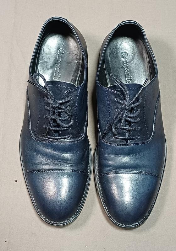 Men CAMPANILE Heels Black Leather 41