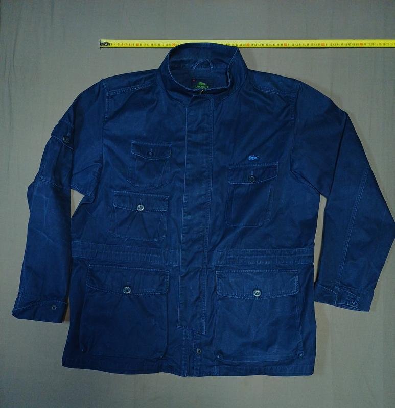 Мужской Lacoste Куртка Чёрный Хлопок 60