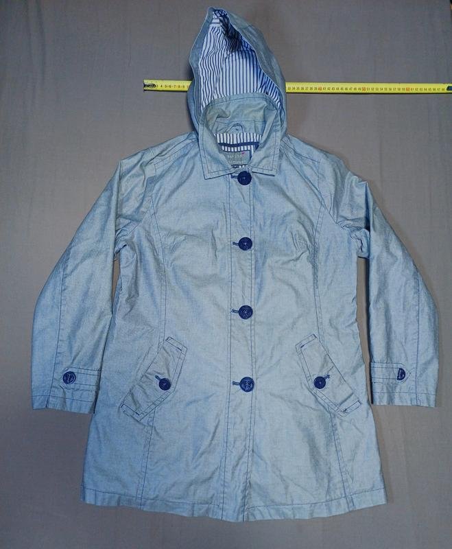 Femme Per Una Trench Coat Gris Coton 42 / XL / 50