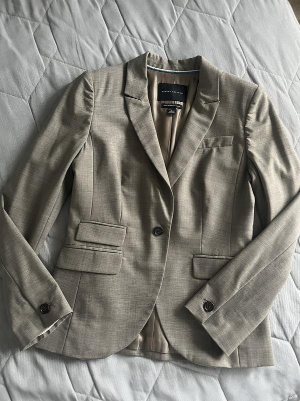 Femme Banana Republic Blazer Gris Laine 38 / M /
