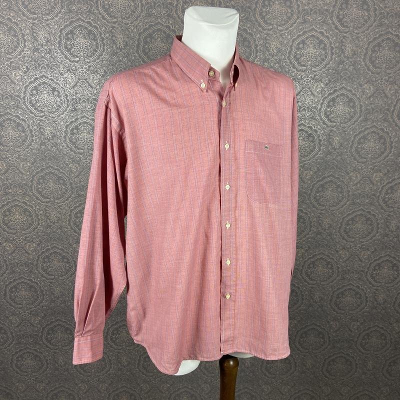 Homme Lacoste Chemise Rouge Coton 42 / XL / 50