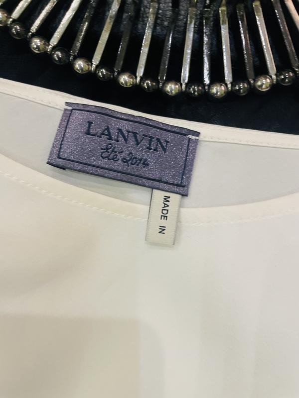 Femme Lanvin Chemisier Beige Soie 38 / M / 46