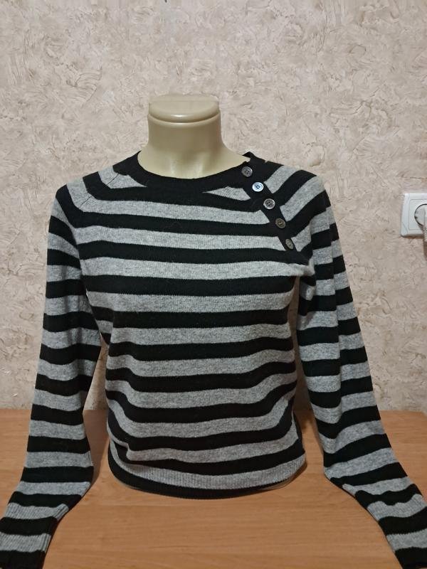 Women Club Monaco Sweater Black Wool 38 / M / 46