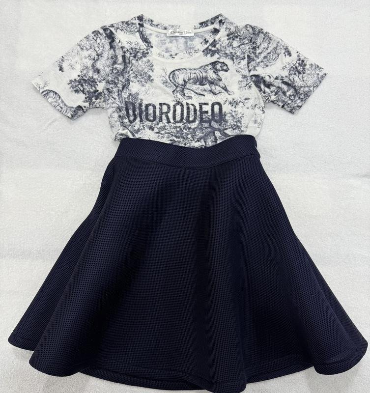 Women Christian Dior Suit Navy Cotton 36 / S / 44