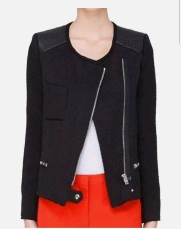 Women IRO Jacket Black Leather 36 / S / 44