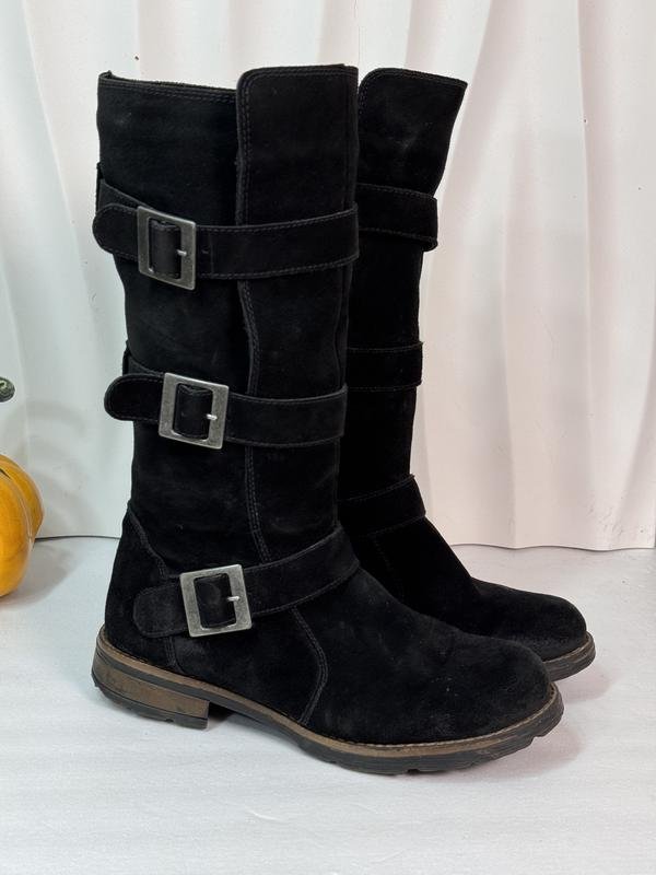 Femme Bottes Noires Suède 38