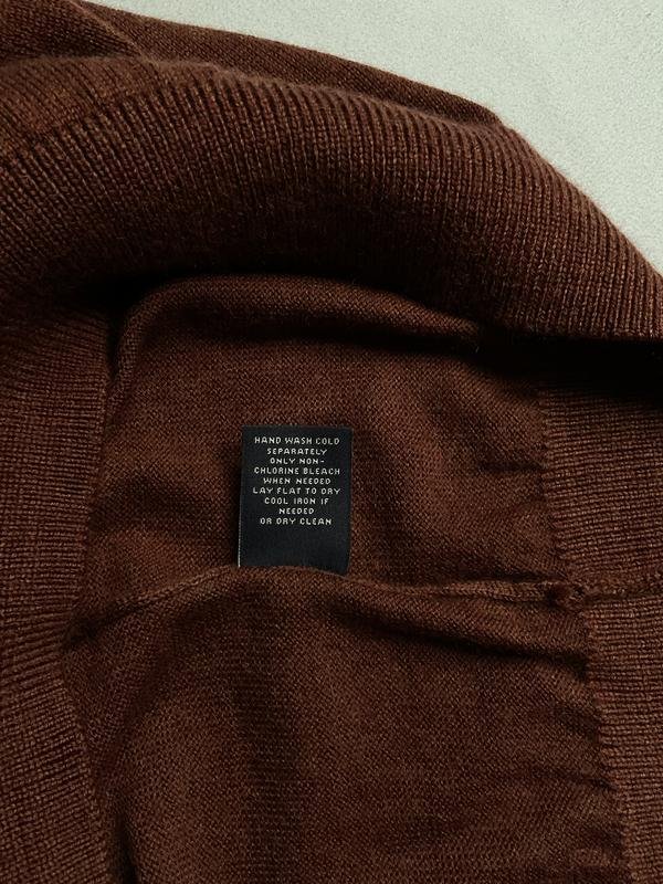 Homme Hart Schaffner Marx Pull Marron Laine 38 / M