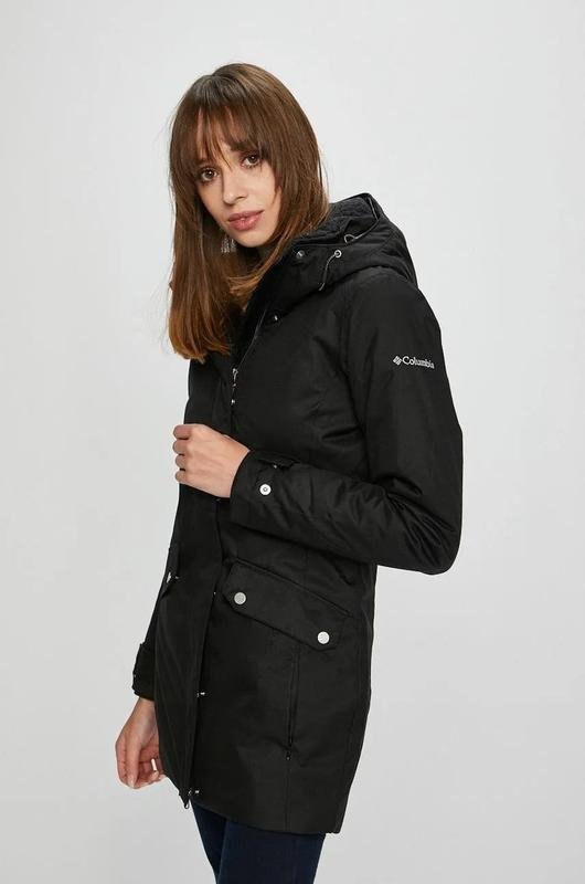 Damen Columbia Jacke Schwarz 40 / L / 48