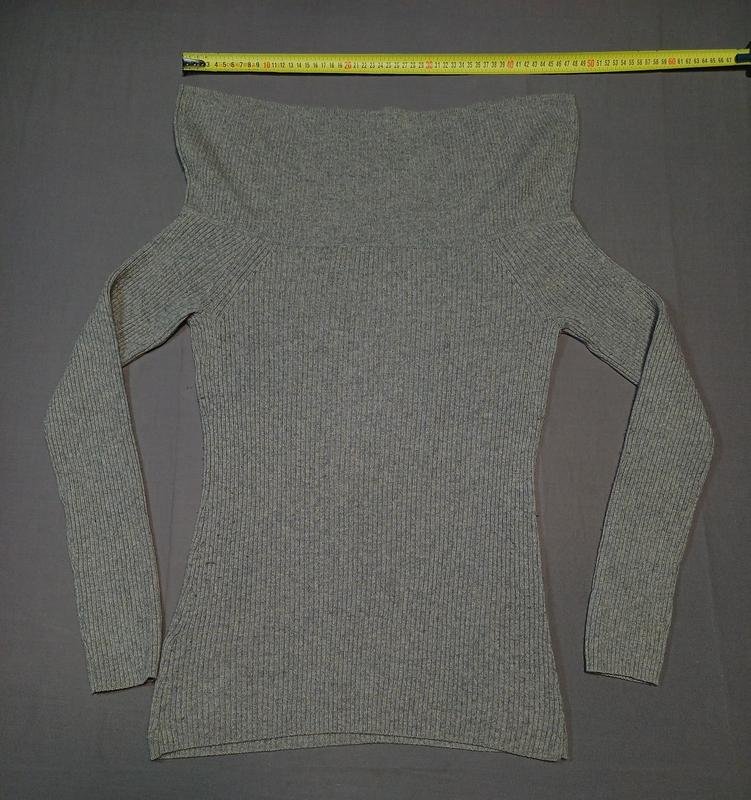 Damen DKNY Pullover Grau Merinowolle 38 / M / 46