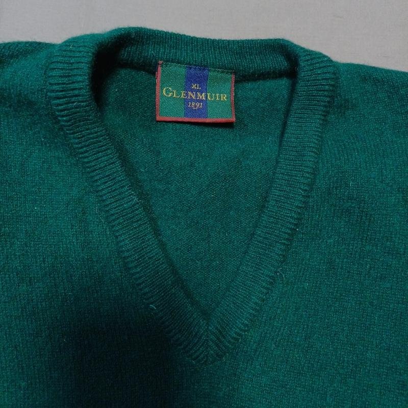 Мужской Glenmuir Жилетка Зелёная Шерсть 42 / XL /