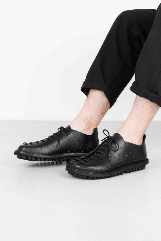 Men Trippen Heels Black Leather 41