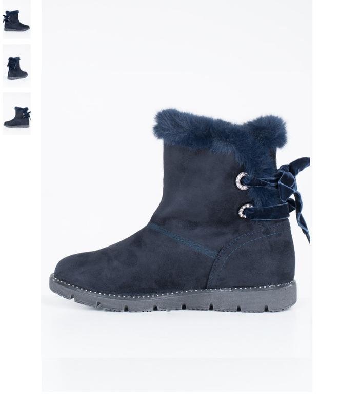Женские Tom Tailor Сапоги Тёмно-синие Замша 39