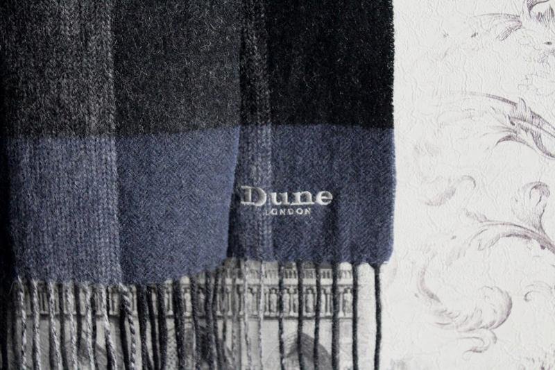 Unisexe Dune Écharpe Grise Laine