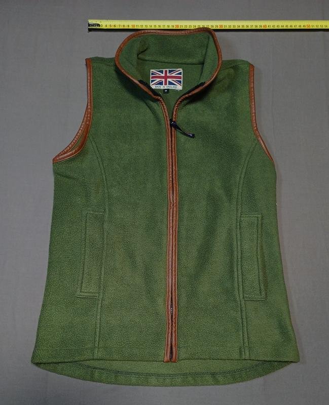 Femme Gilet en Fleece Kaki 36 / S / 44