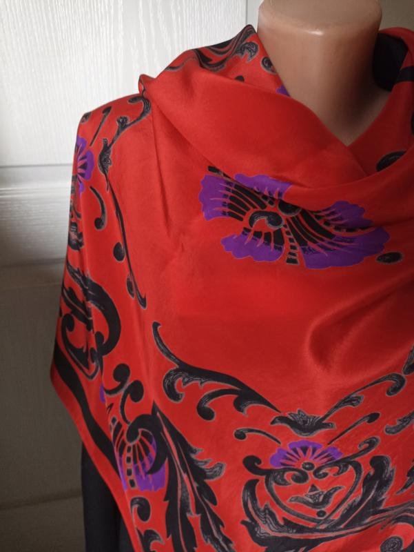 Unisex Gianfranco Ferre Schal Rot Seide