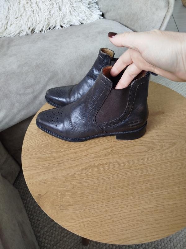 Donna Melvin and Hamilton Stivali Neri Pelle 37