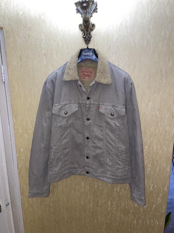 Мужской Levi's Куртка Бежевый 40 /L / 48