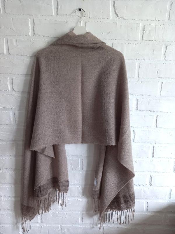 Fabiana Filippi Scarf Grey Wool Blend 68x196 cm