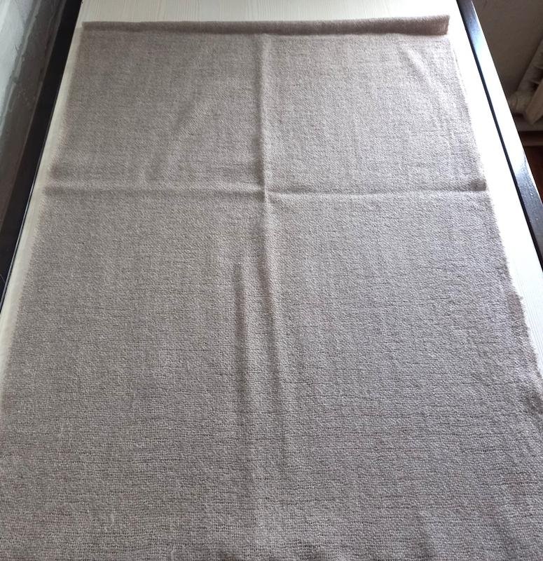 Fabiana Filippi Scarf Grey Wool Blend 68x196 cm