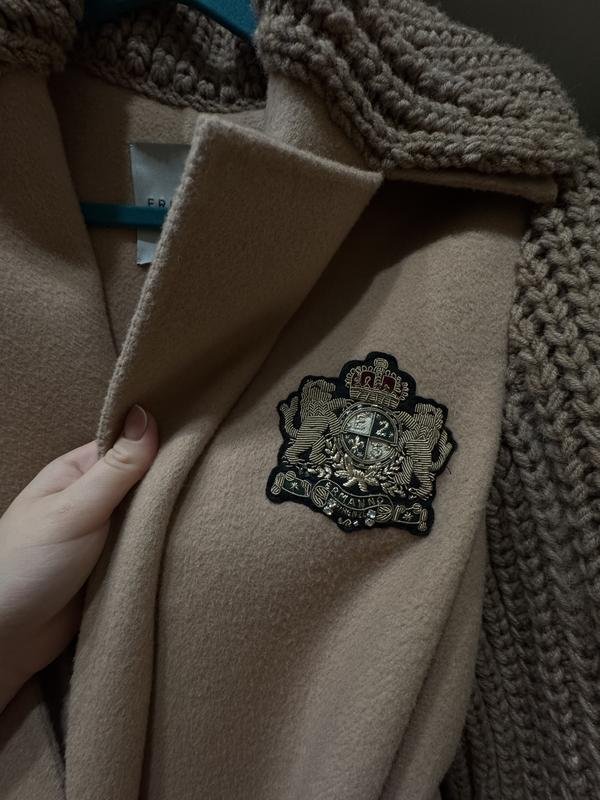 Femme Manteau Beige Laine S