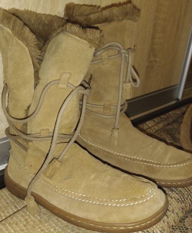 Women Camper Ugg Boots Orange Suede 37