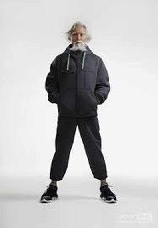 Мужской Yohji Yamamoto Куртка Серый Неопрен 40 /L