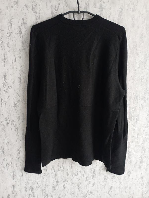 Herren DRYKORN Pullover Schwarz Wolle 42 / XL / 50